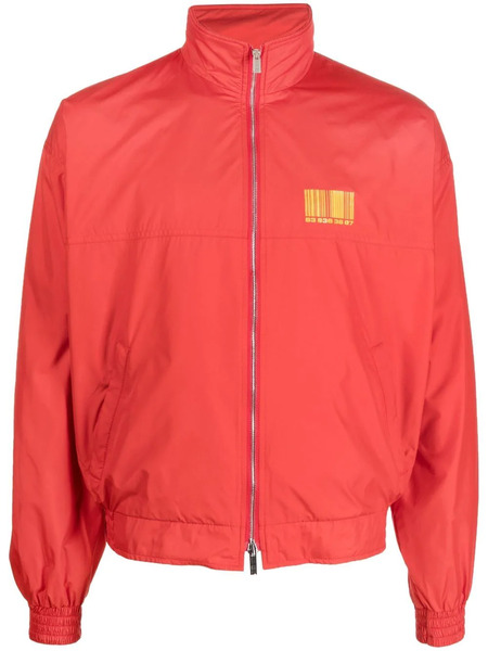  Vtmnts Barcode-print Track Jacket - Red 