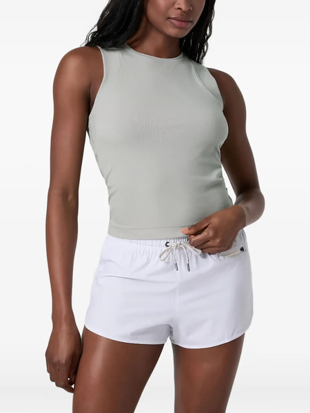  Vuori Pose Piped-ribbed Tank Top - Grey 