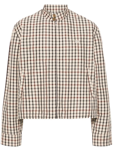  Wales Bonner Path Harrington Shirt Jacket - Neutrals 
