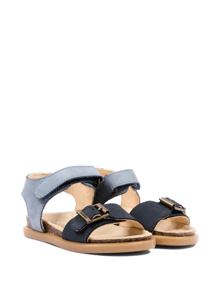  Walkey Buckle Strap Sandals - Blue 