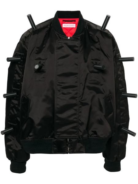  Walter Van Beirendonck Exoskeleton Bomber Jacket - Black 