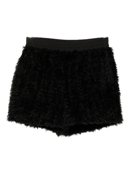  Walter Van Beirendonck Pile-texture Shorts - Black 