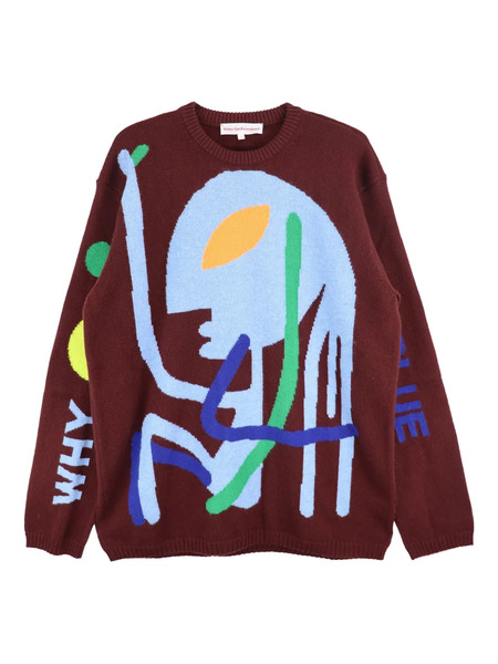  Walter Van Beirendonck Why Be Blue Sweater - Brown 
