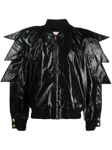  Walter Van Beirendonck Zeus Oversized Bomber Jacket - Black 
