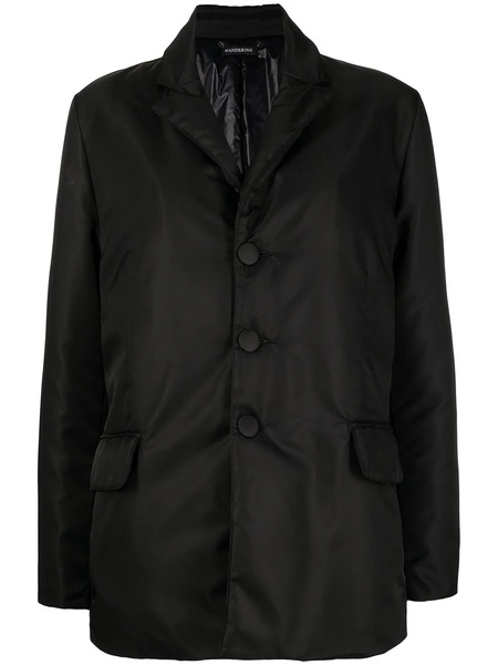  Wandering Blazer Puffer Jacket - Black 