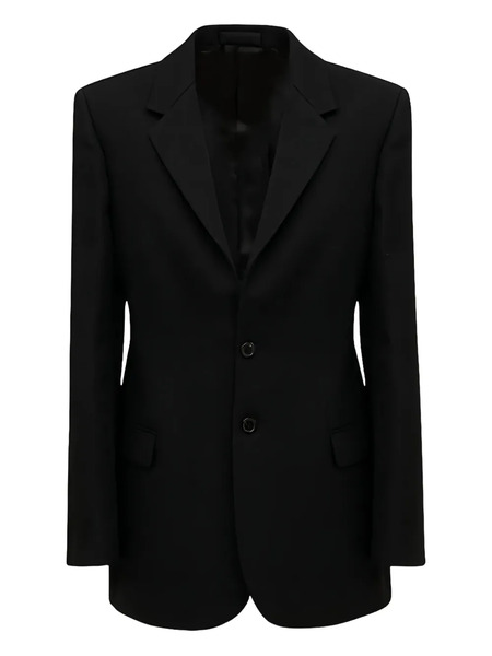  Wardrobe.nyc Buttoned Notch-lapel Blazer - Black 