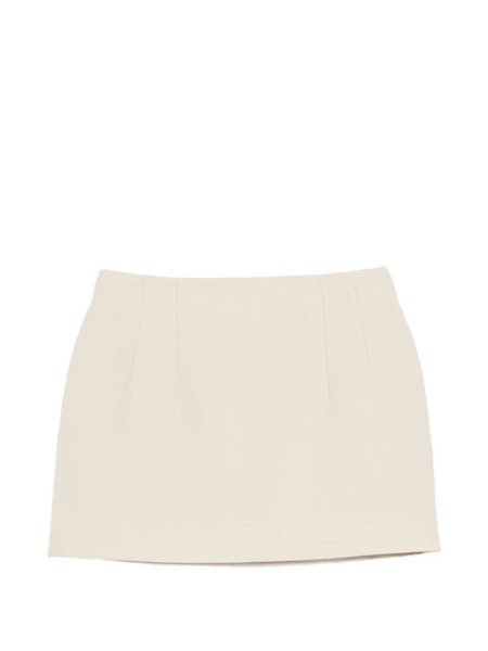  Wardrobe.nyc New Contour Mini Skirt - Neutrals 