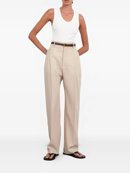  Wardrobe.nyc Rhw Buckle Leather Belt - Brown 