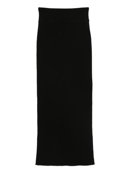  Wardrobe.nyc Ribbed Midi Skirt - Black 