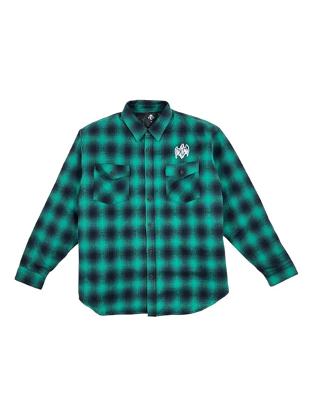  Warren Lotas Checked-pattern Shirt - Green 