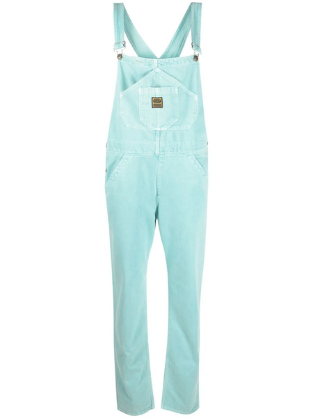  Washington Dee Cee Logo Patch Organic Cotton Dungarees - Green 