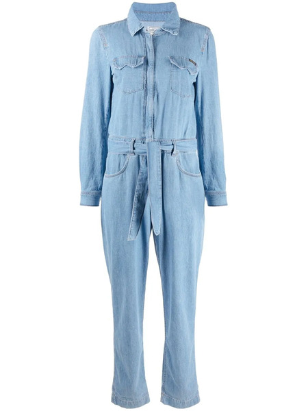  Washington Dee Cee Straight-leg Denim Jumpsuit - Blue 