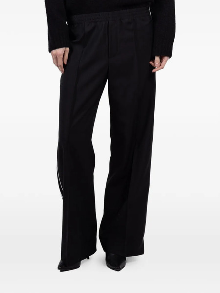  We-ar4 Side-stripe Trousers - Black 