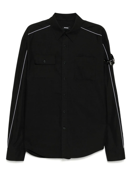  We11done Belted Shirt - Black 