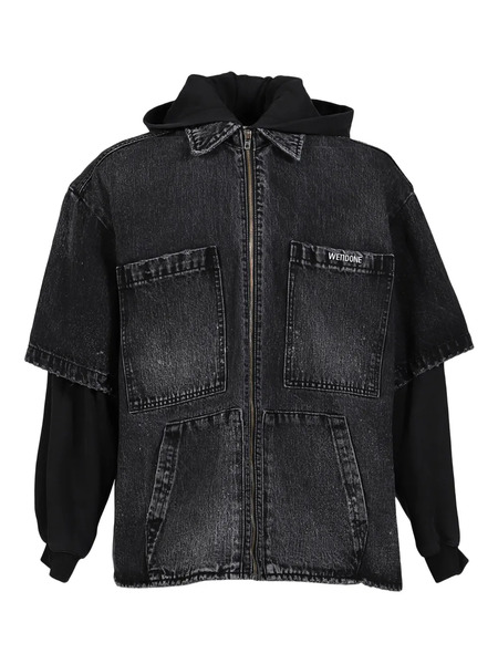  We11done Double-layer Denim Jacket - Black 