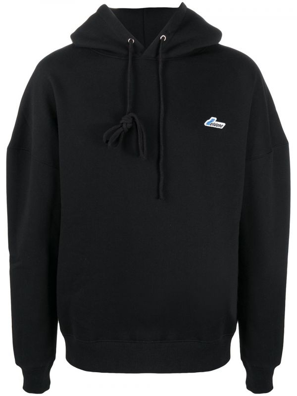  We11done Dropped Shoulder Hoodie - Black 