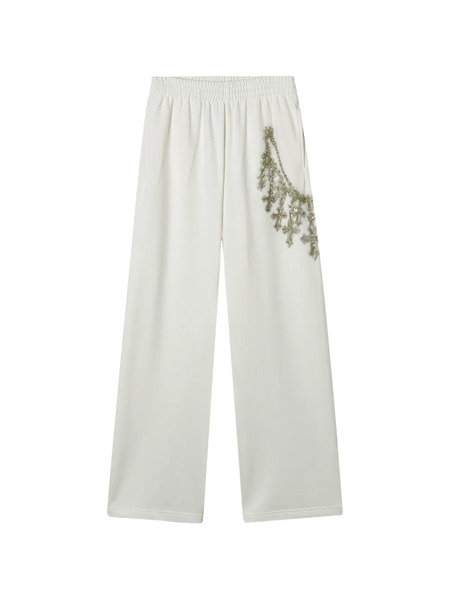  We11done Embellishment Trousers - Neutrals 