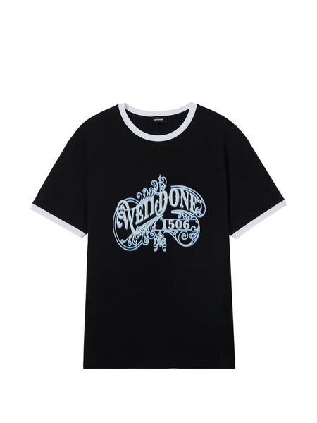  We11done Graphic-print T-shirt - Black 