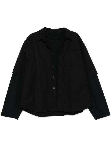  We11done Layered Shirt - Black 