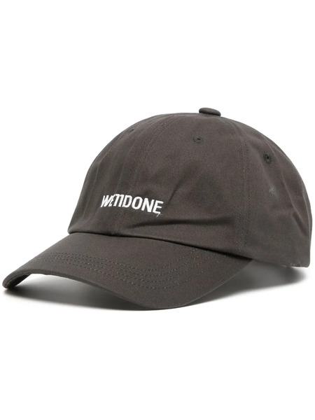  We11done Logo-embroidered Cotton Cap - Black 