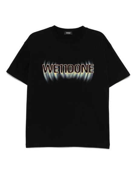  We11done Logo-print T-shirt - Black 