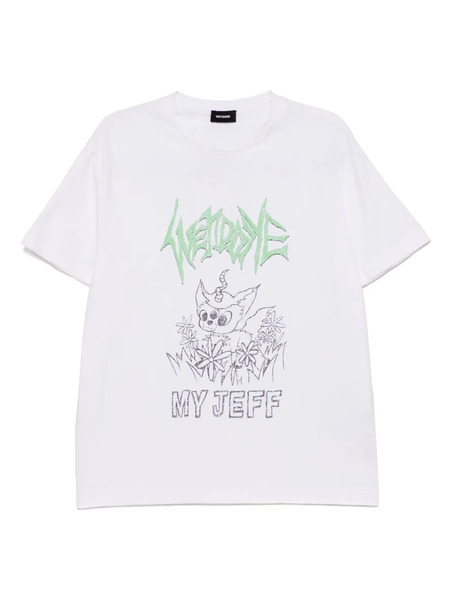  We11done My Jeff Print T-shirt - White 