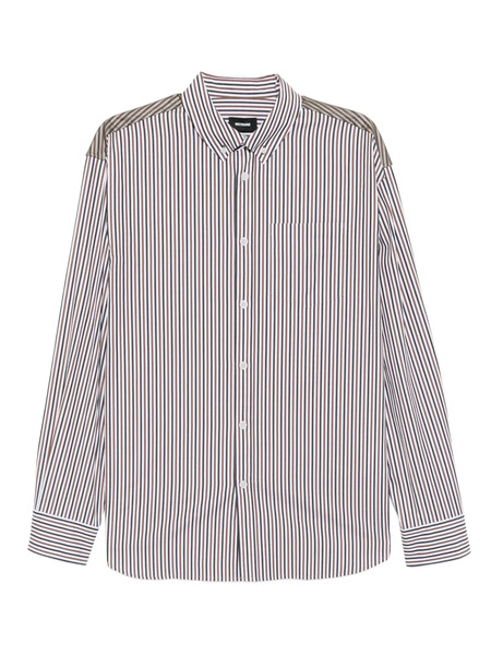  We11done Striped Button-down Shirt - White 