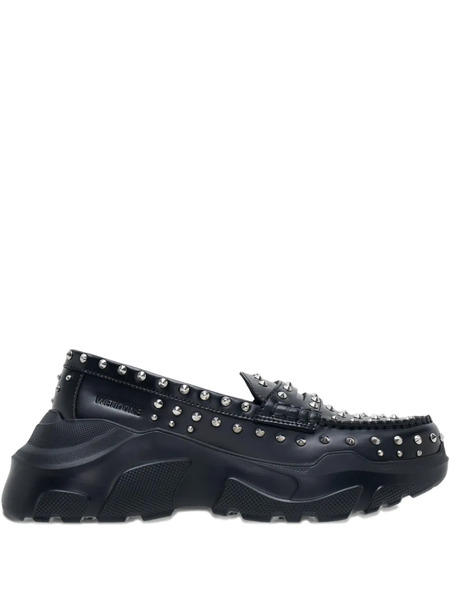  We11done Studded Platform Loafers - Black 