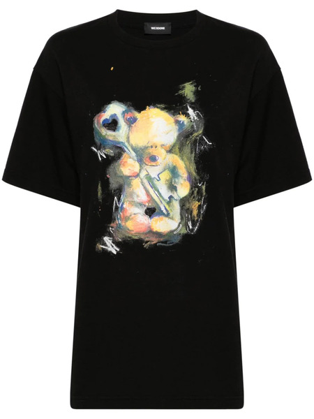  We11done Teddy Printed T-shirt - Black 