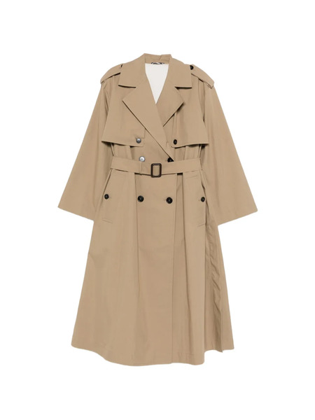  Weekend Max Mara Belted Double-breasted Coat - Neutrals 