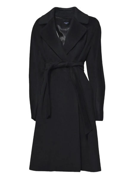  Weekend Max Mara Belted Wrap Coat - Black 
