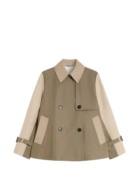  Weekend Max Mara Buckle-strap Double-breasted Jacket - Neutrals 