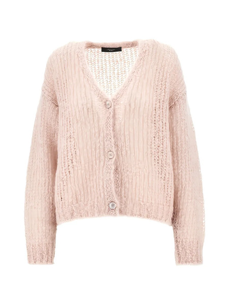  Weekend Max Mara Button Cardigan - Pink 