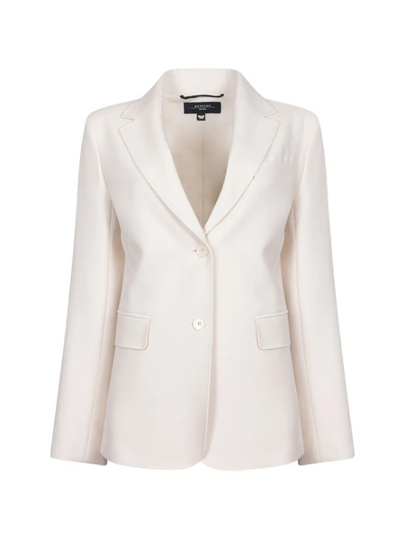  Weekend Max Mara Button Notched-lapel Blazer - Neutrals 