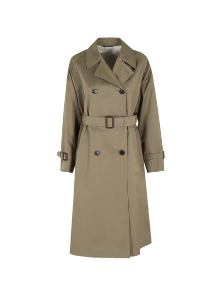  Weekend Max Mara Canasta Belted Trench Coat - Brown 
