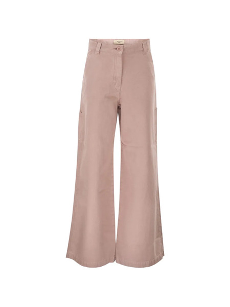  Weekend Max Mara Carpenter Wide-leg Trousers - Pink 