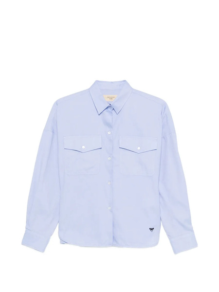  Weekend Max Mara Chest-pocket Shirt - Blue 