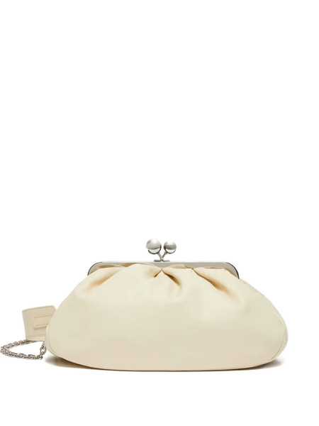  Weekend Max Mara Cubico Ruched Clutch Bag - Neutrals 