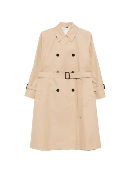  Weekend Max Mara Double-breasted Belted Coat - Neutrals 