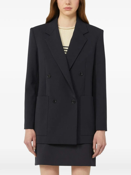  Weekend Max Mara Eloce Double-breasted Blazer - Blue 