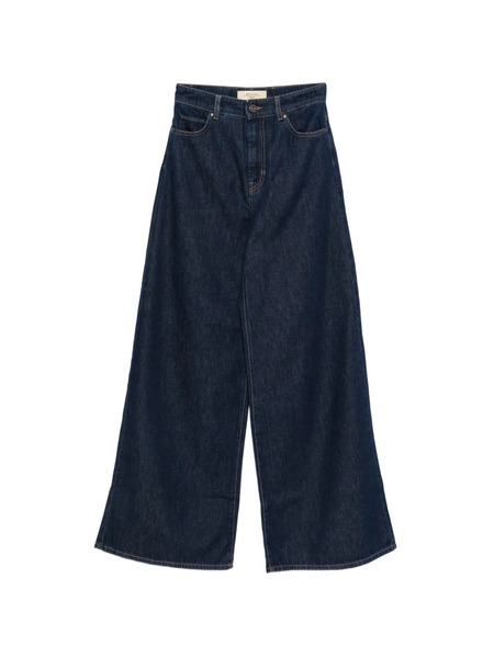  Weekend Max Mara Five-pockets Wide-leg Jeans - Blue 