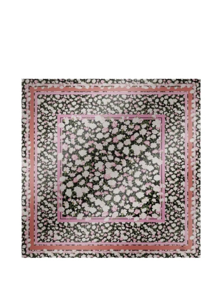  Weekend Max Mara Floral Patterned Scarf - Black 