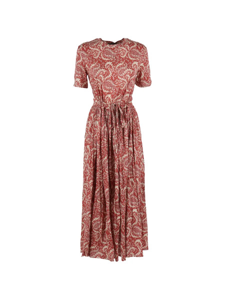  Weekend Max Mara Floral-print Maxi Dress - Red 