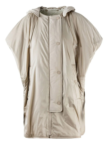  Weekend Max Mara Hooded Short-sleeve Jacket - Neutrals 