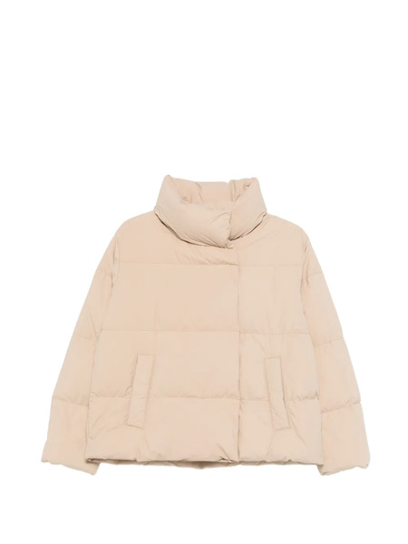  Weekend Max Mara Kaiser Funnel-neck Quilted Jacket - Neutrals 