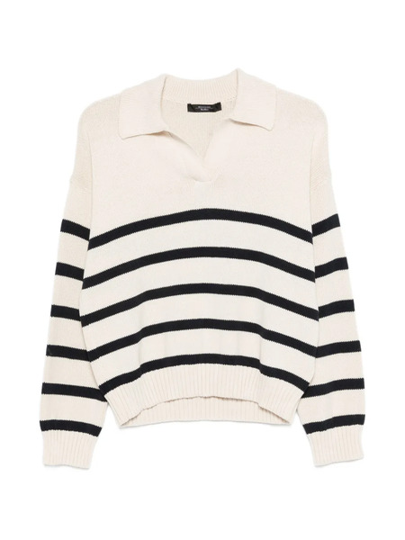  Weekend Max Mara Long-sleeve Striped Sweater - Neutrals 