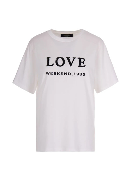  Weekend Max Mara Love T-shirt - White 