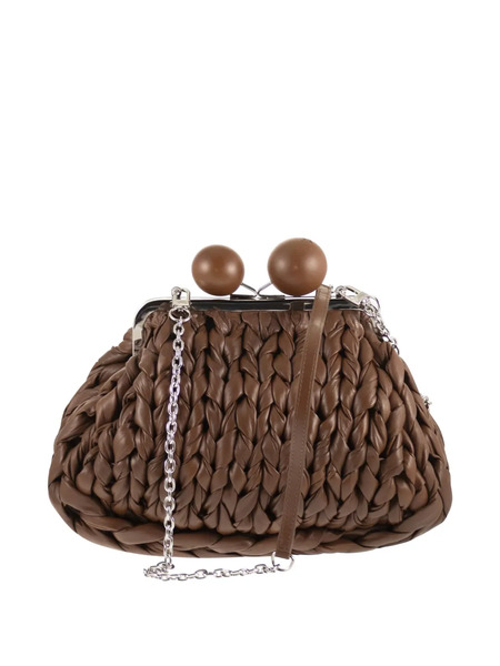  Weekend Max Mara Medium Pasticcino Clutch Bag - Brown 