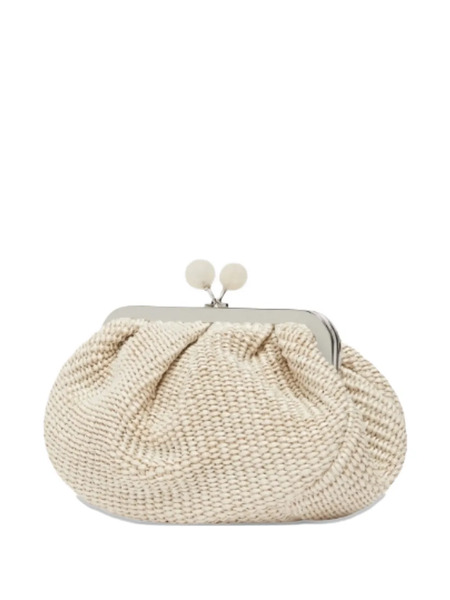  Weekend Max Mara Medium Pasticcino Clutch Bag - White 