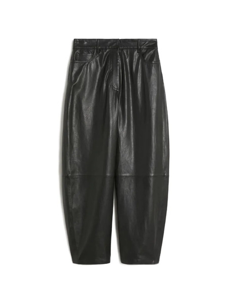  Weekend Max Mara Pagano Leather Trousers - Black 